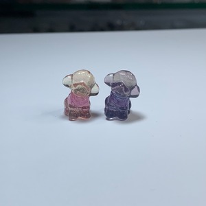 8.ペア☆可愛いフローライト･トイプードル