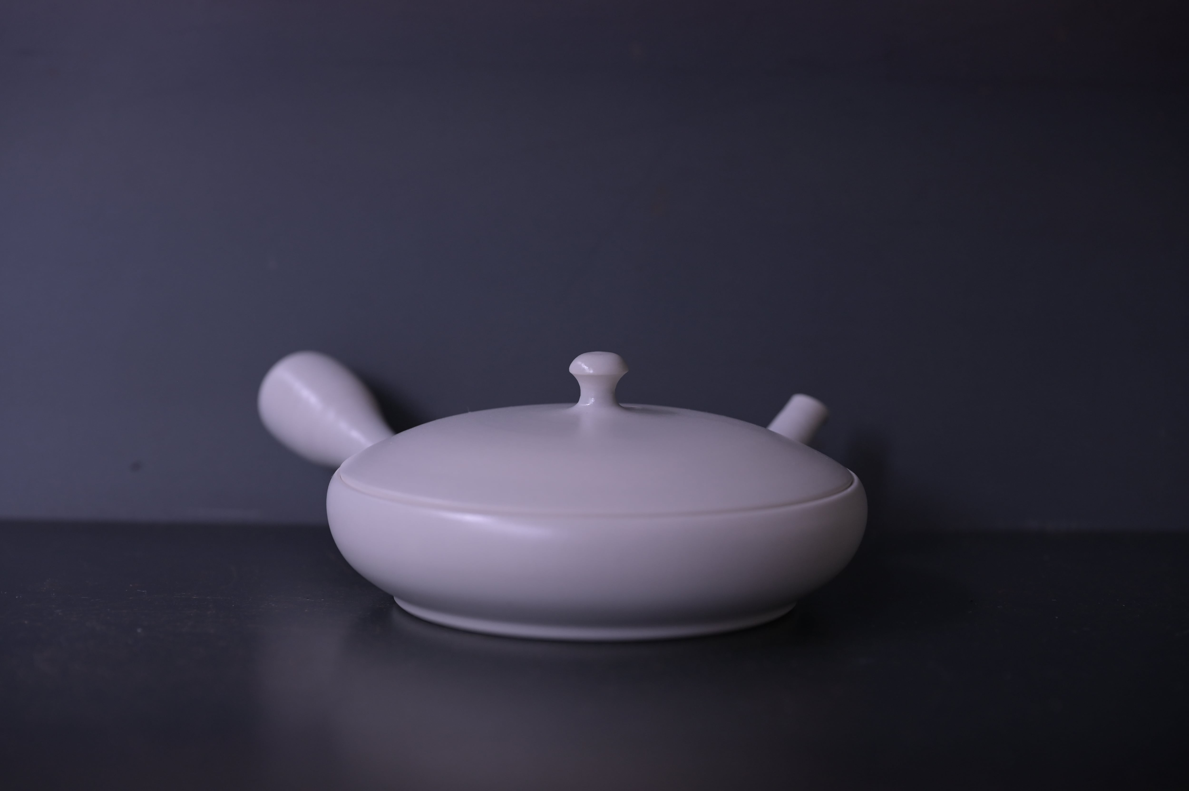 常滑 前川淳蔵 焼〆 極平急須 茶注　 ★未使用品 常滑 前川淳蔵 焼〆 極平急須 茶注 ☆未使用品 常滑 前川淳蔵 焼〆 極