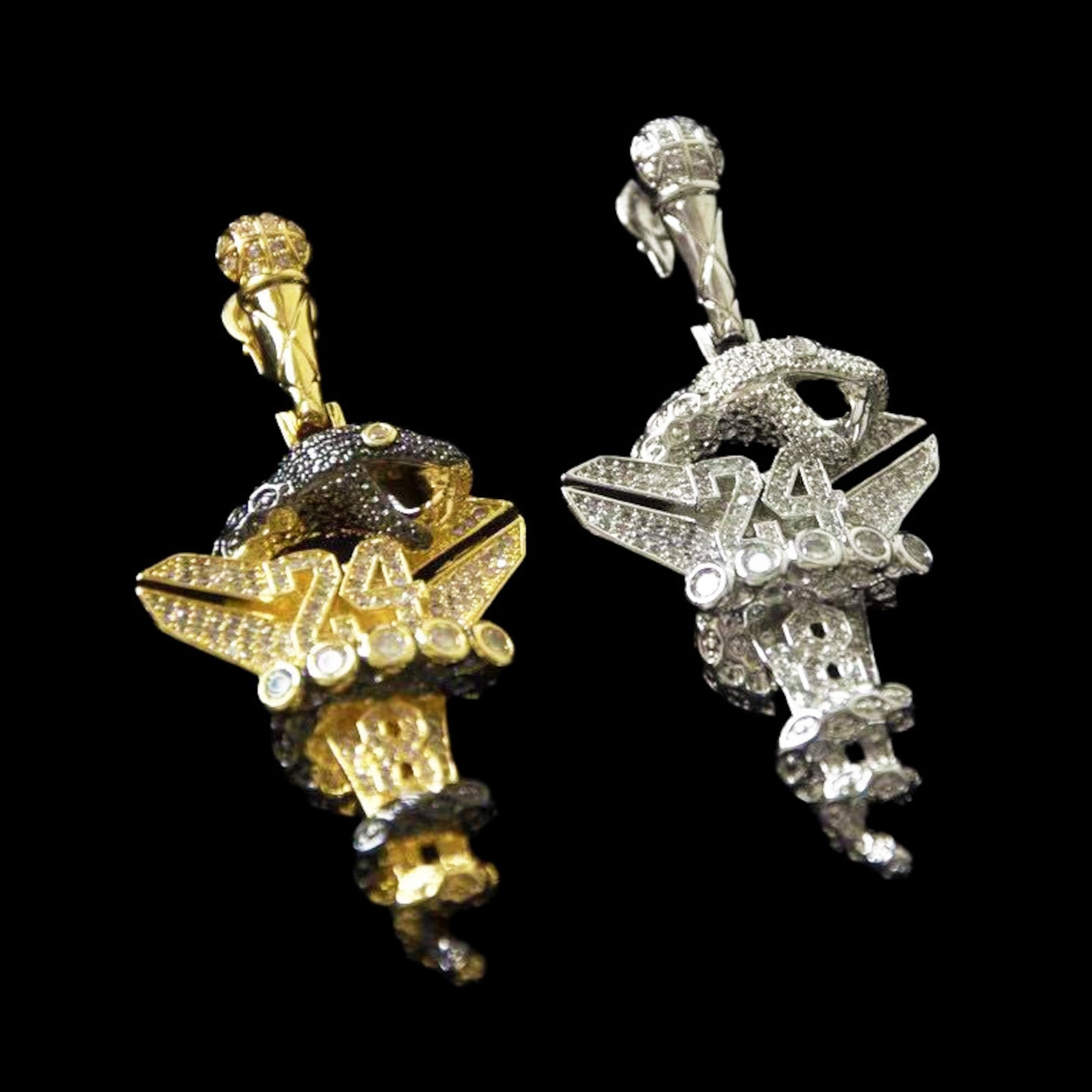 Kobe ブラックマンバ バイパー クロス ネックレス W171