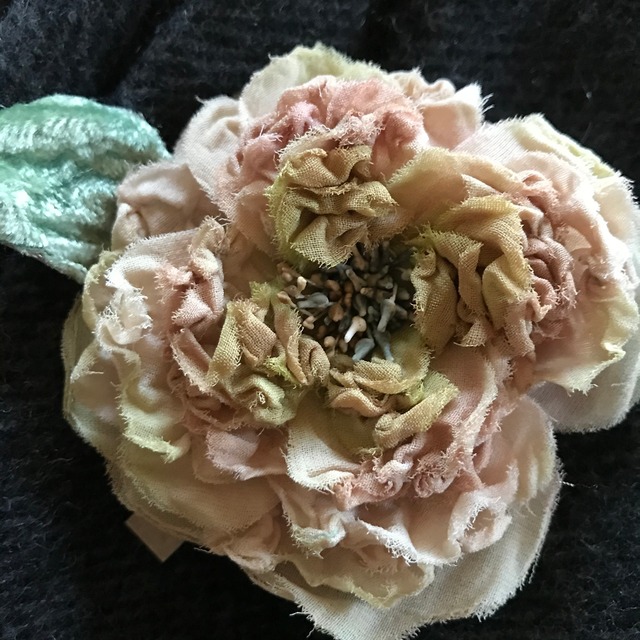 染め花horry くしゅくしゅバラ ピンク はしばみ Hasibami