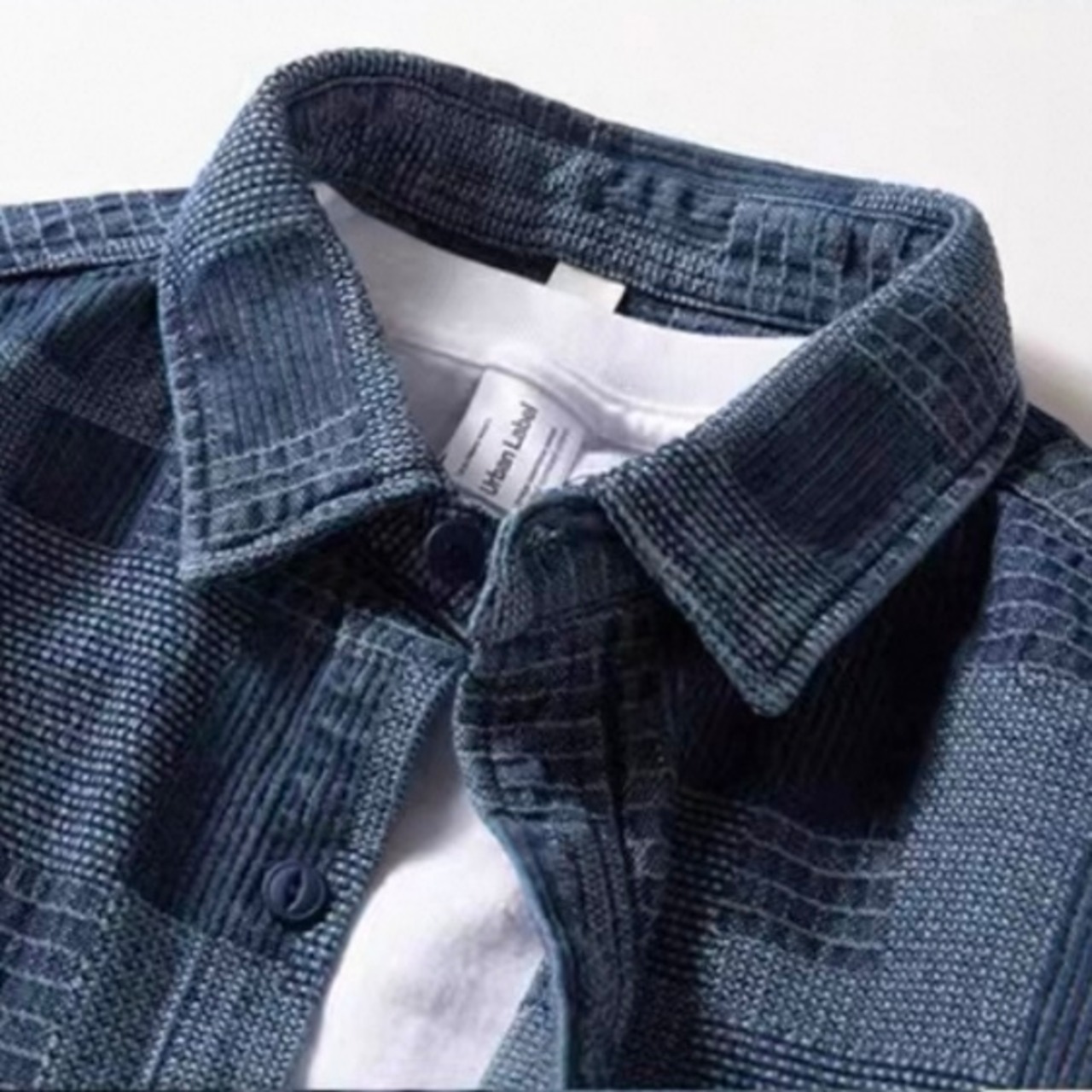 Patchwork Pattern Button Down Shirt ◇H0109