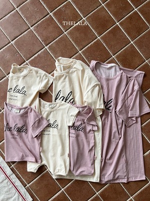 [THELALA] Lettering Tee / [더랄라] 레터링티