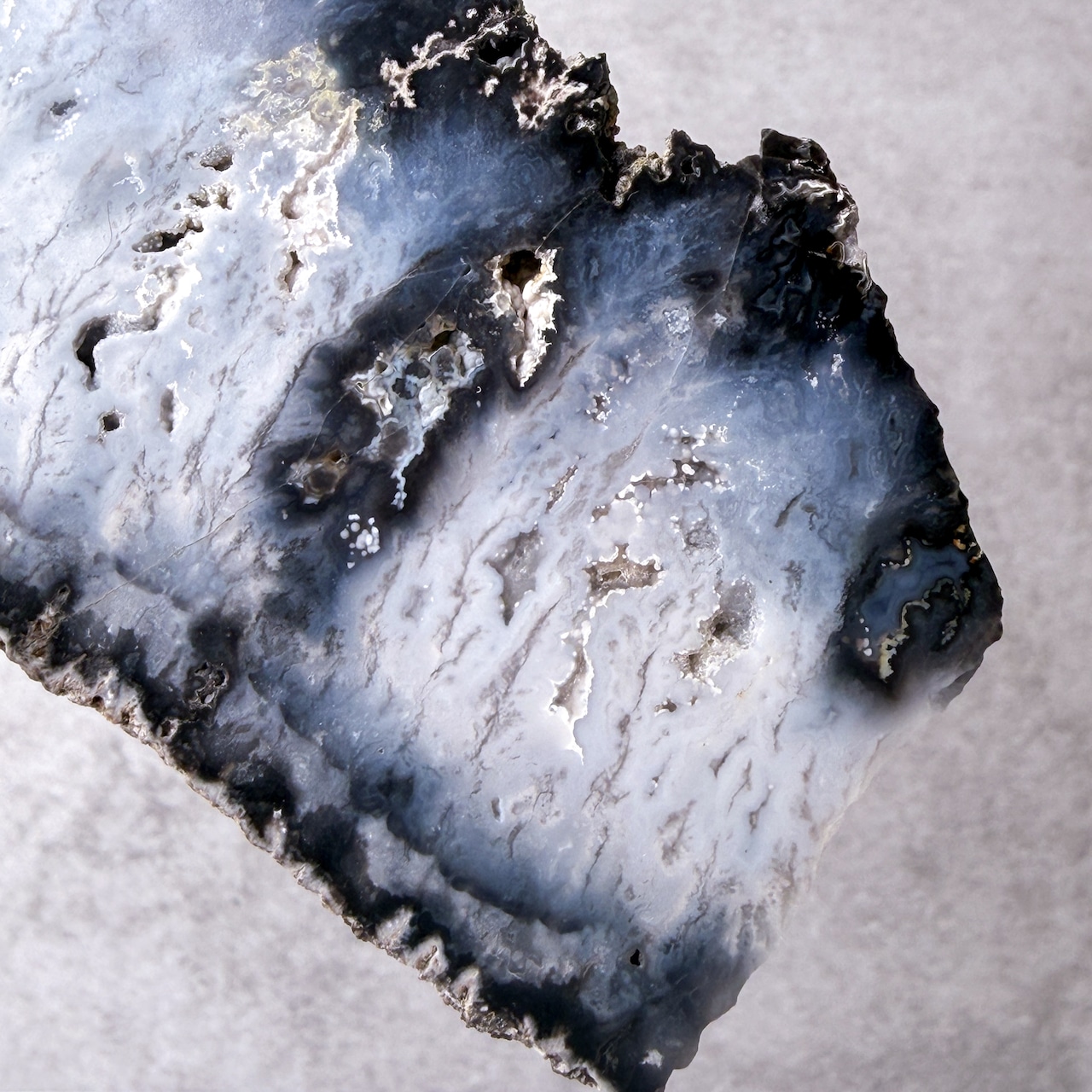 ブループルームアゲート01 スラブ * Agate * 天然石