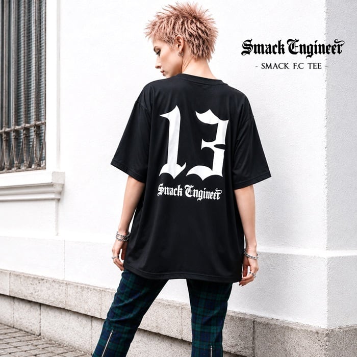 SMACK ENGINEER スマックエンジニア「Rogia限定 SMACK F.C TEE」半袖