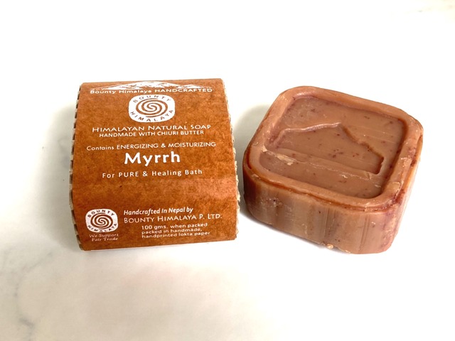 アーユルヴェーダミルラソープ〈ヒーリング〉Bounty Himalaya Myrrh Soap