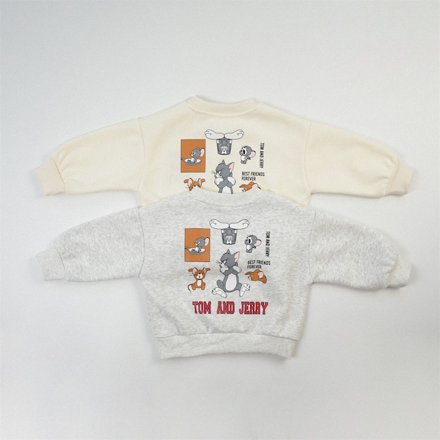 【秋作】英字＆カートゥーンプルオーバー