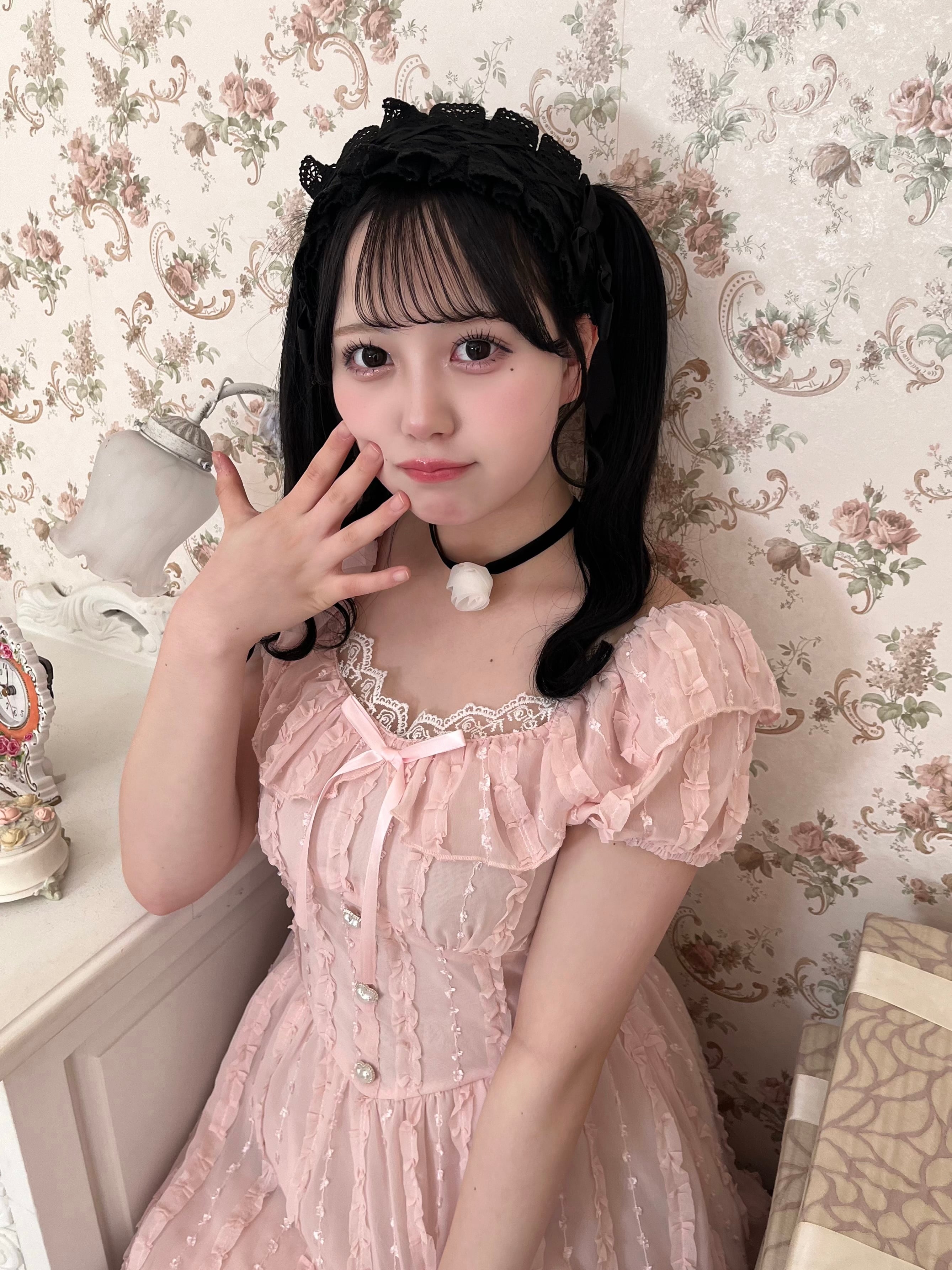 mignon puff sleeve op