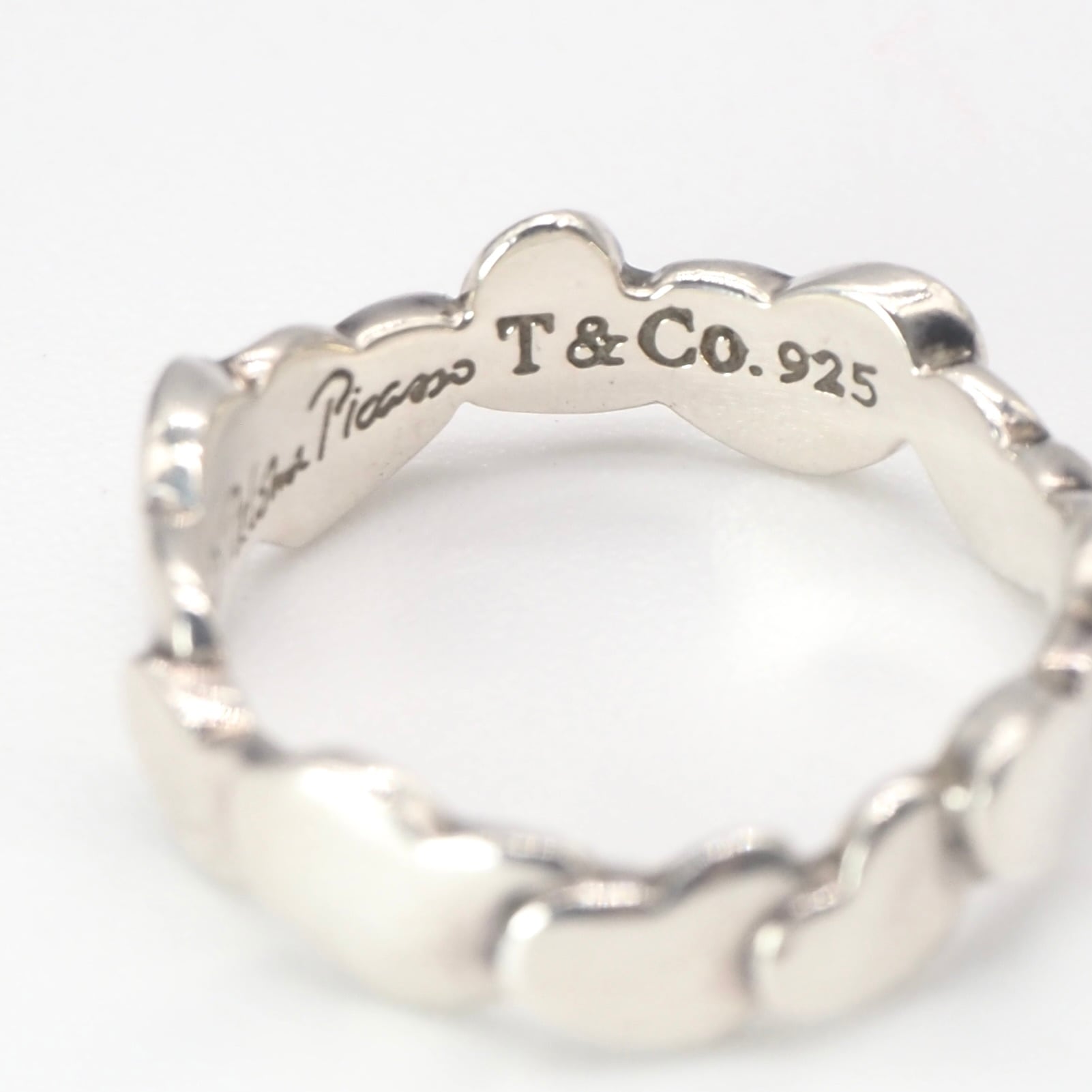 ティファニー パロマピカソ モダンハート リング 9号 Tiffany&Co. 約9号 パロマピカソ モダンハート リング シルバー925