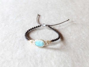 ラリマー macramé bracelet