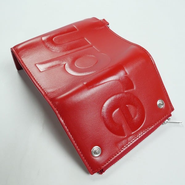 Size【フリー】 SUPREME シュプリーム 25SS Leather Chain Wallet Red