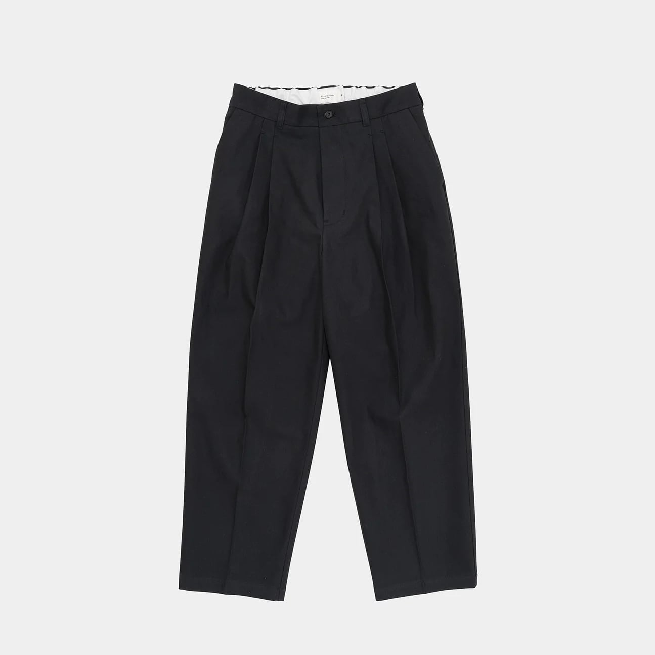 CIOTA Cotton Twill Painter Pants / Stone Bio (black) シオタ