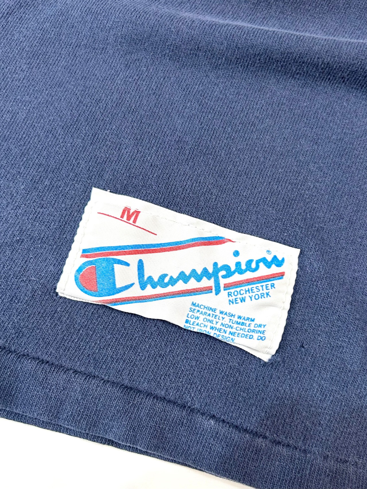80s Champion Foot Ball Tee MADE IN USA Size M