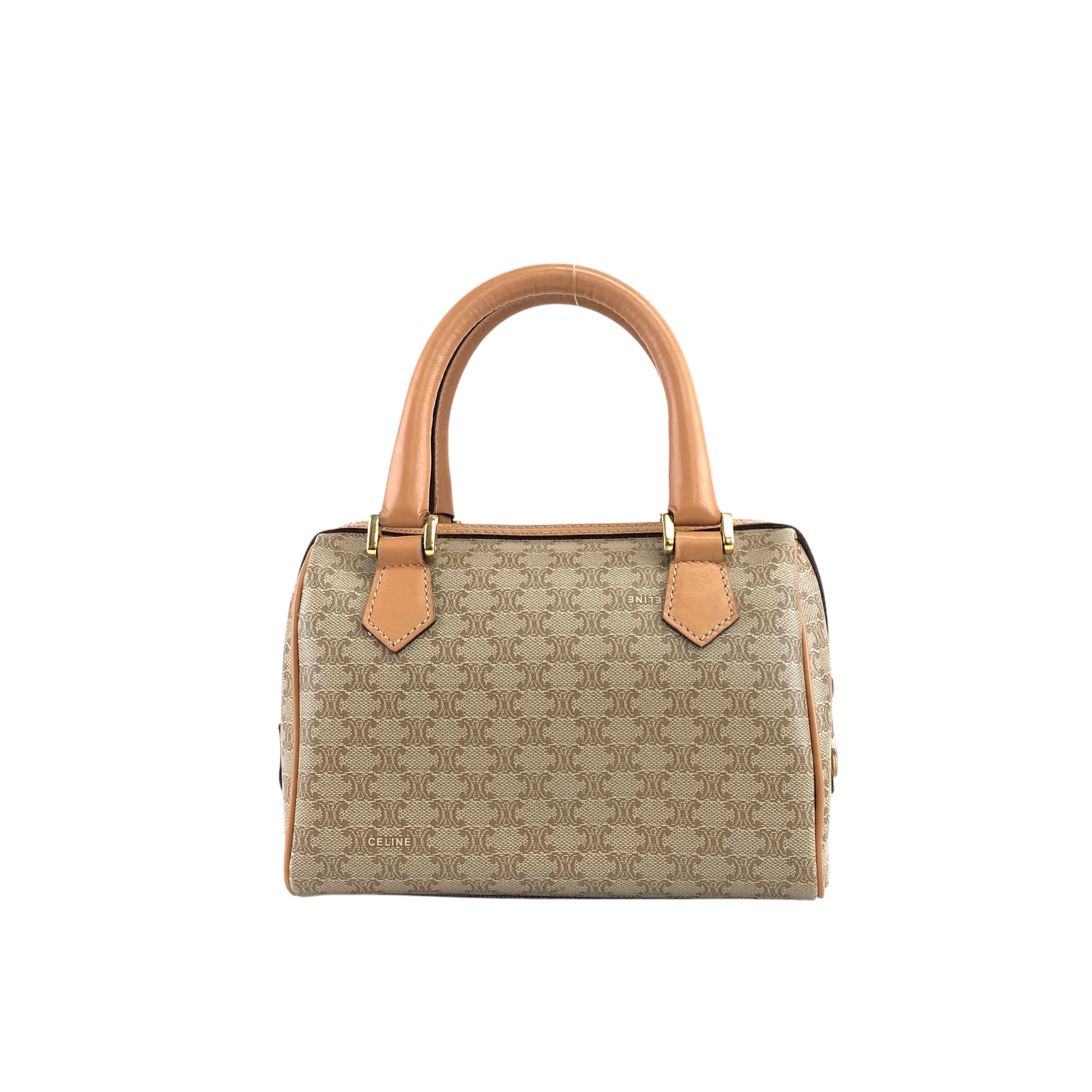 ✨CELINE✨セリーヌ✨マカダム✨ベージュ✨ヴィンテージ✨ショルダーバッグ✨ CELINE セリーヌ マカダム ショルダーバッグ ベージュ PVC レザー