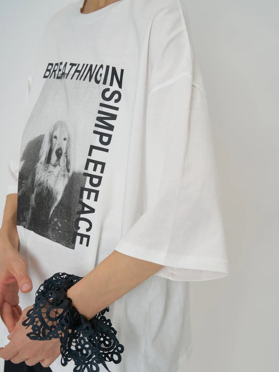 【CHIGNON】アニマルフォト”DOG”Tee 8461-100KK