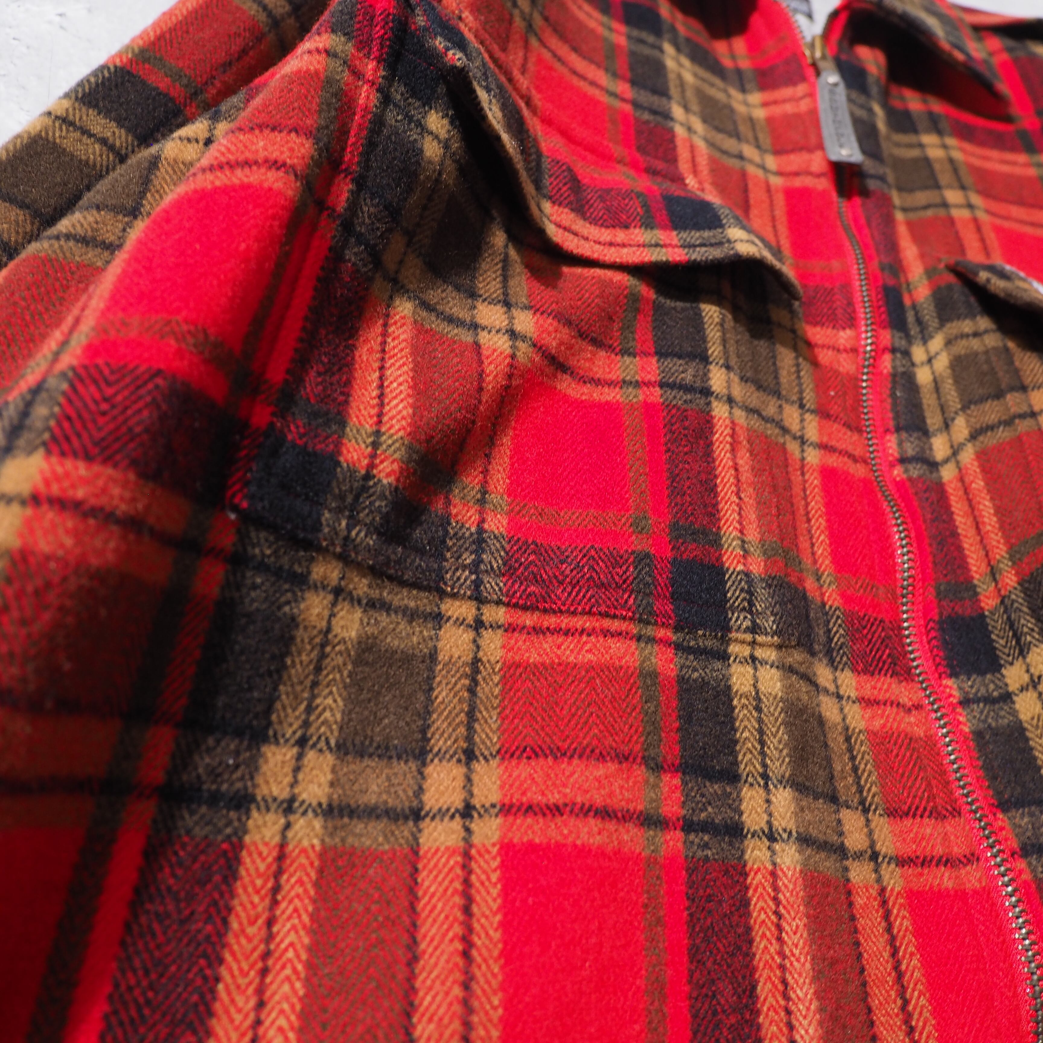 2000s " SOUTHPOLE " Flannel check Full zip shirt jacket