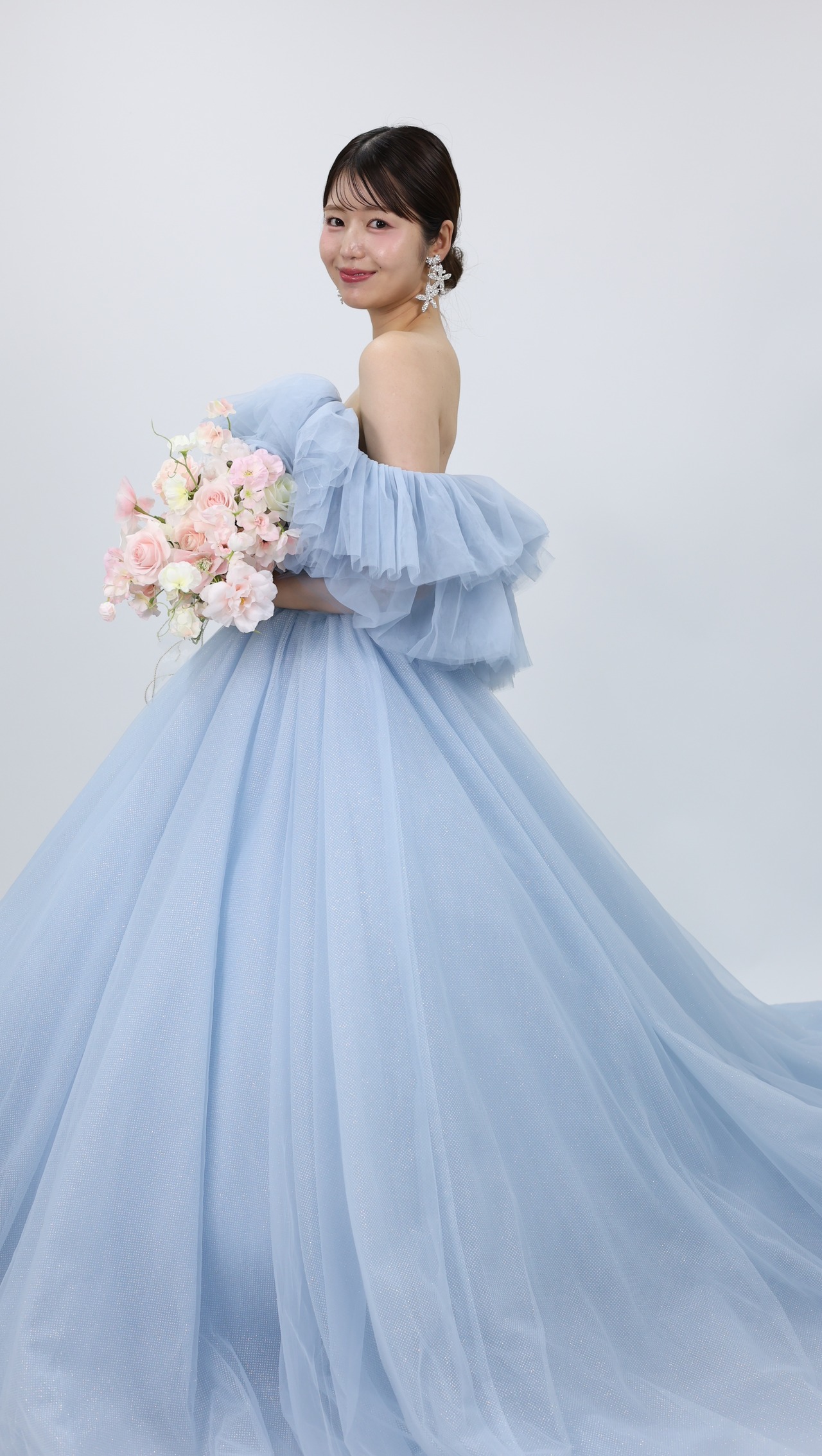 【DRESS 15】Blue tulle Dress（ブルーチュールドレス）