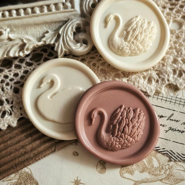 【SELECT】Wax Seal Stamp│ SWAN②【OCEANIC】
