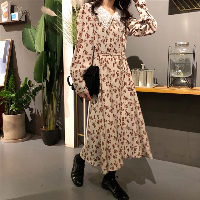 限定 話題の花柄ワンピースでコーディネート Dream1star