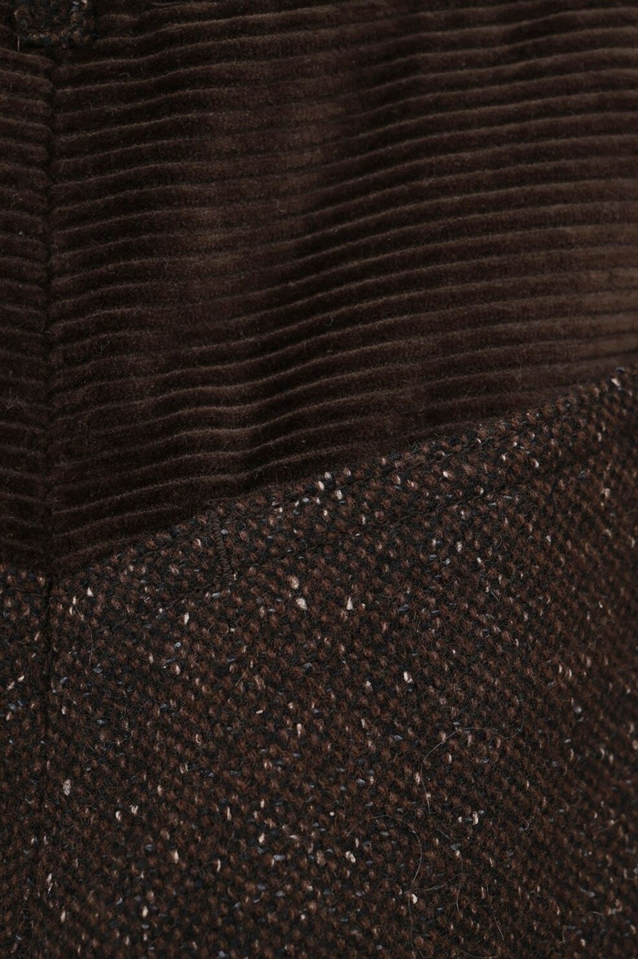 CLANE CORDUROY PANEL MELANGE PANTS