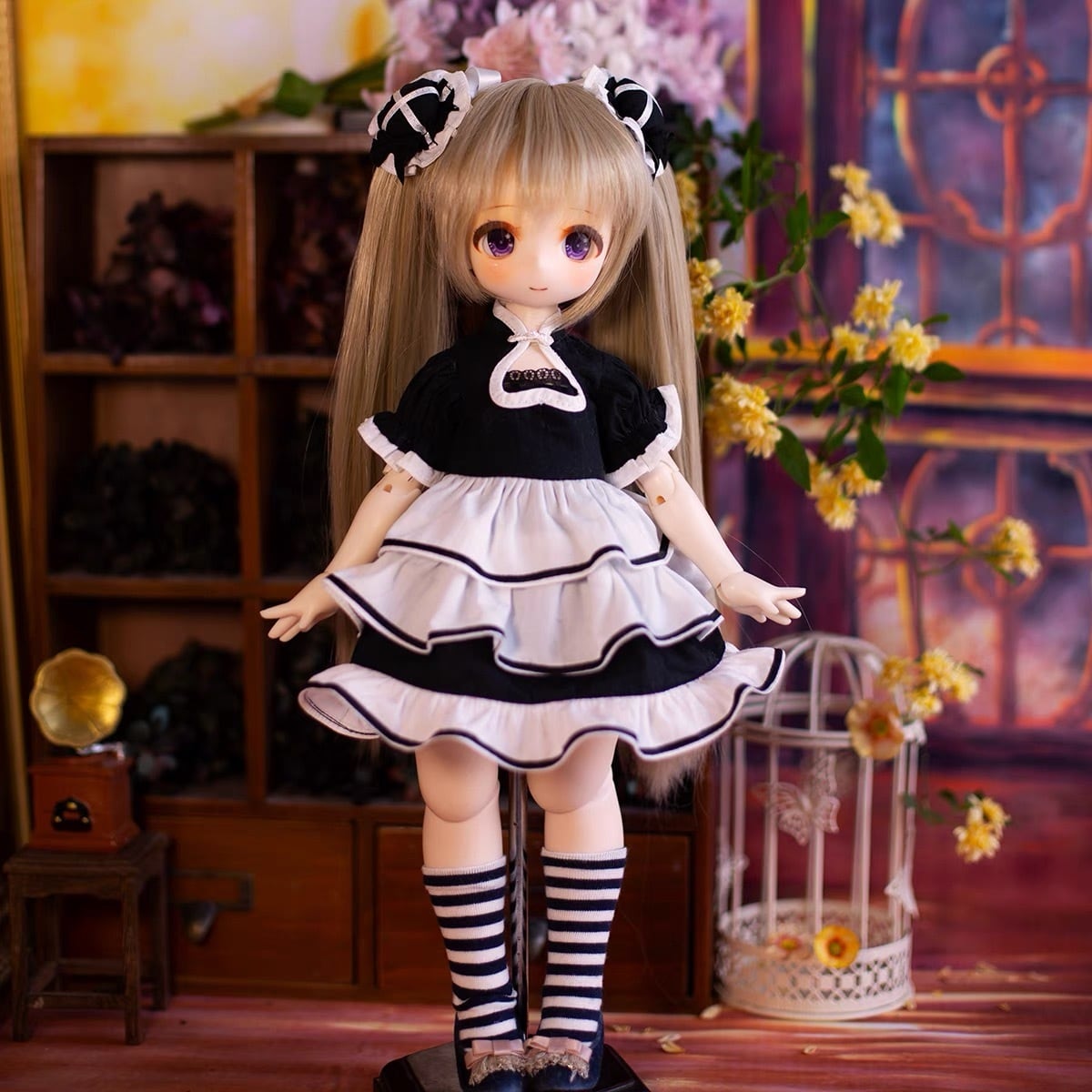 10. ドール アウトフィット ピンク MDD ドルフィードリーム メイド服