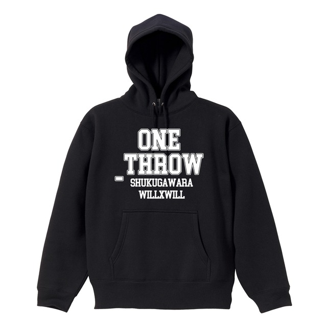 受注商品【WillxWill × ONE_THROW】コラボパーカー1 Black,White