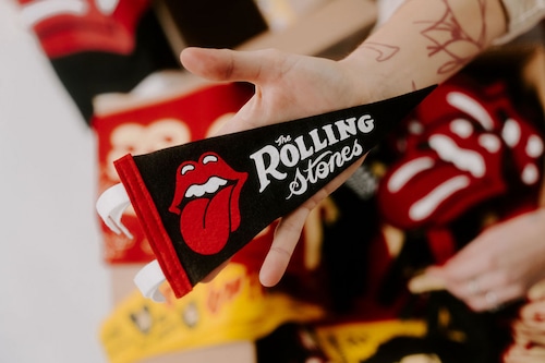 The Rolling Stones x Oxford Pennant "The Rolling Stones" Mini Pennant