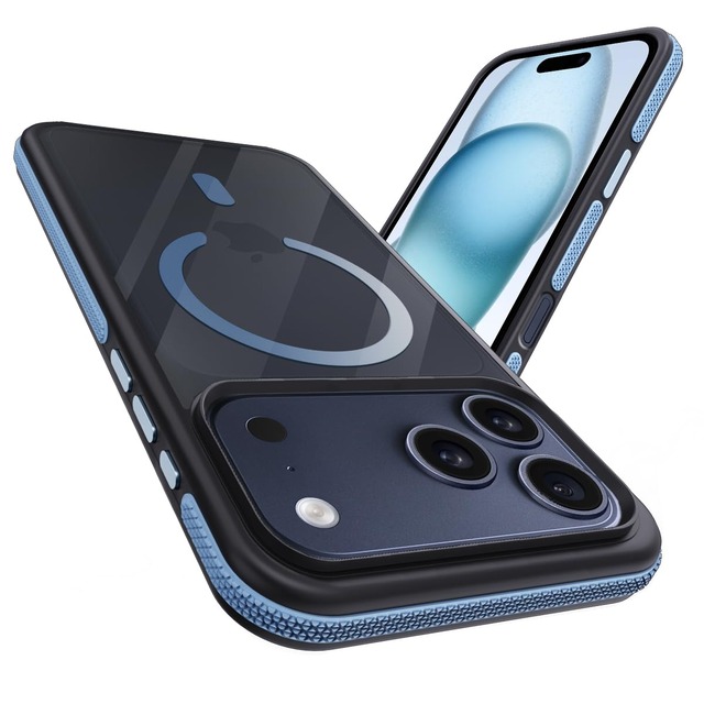 【MagSafe対応・耐衝撃】coiwantung iPhone 18 Pro Max / 17 Pro Max 用 ケース (ブルー)