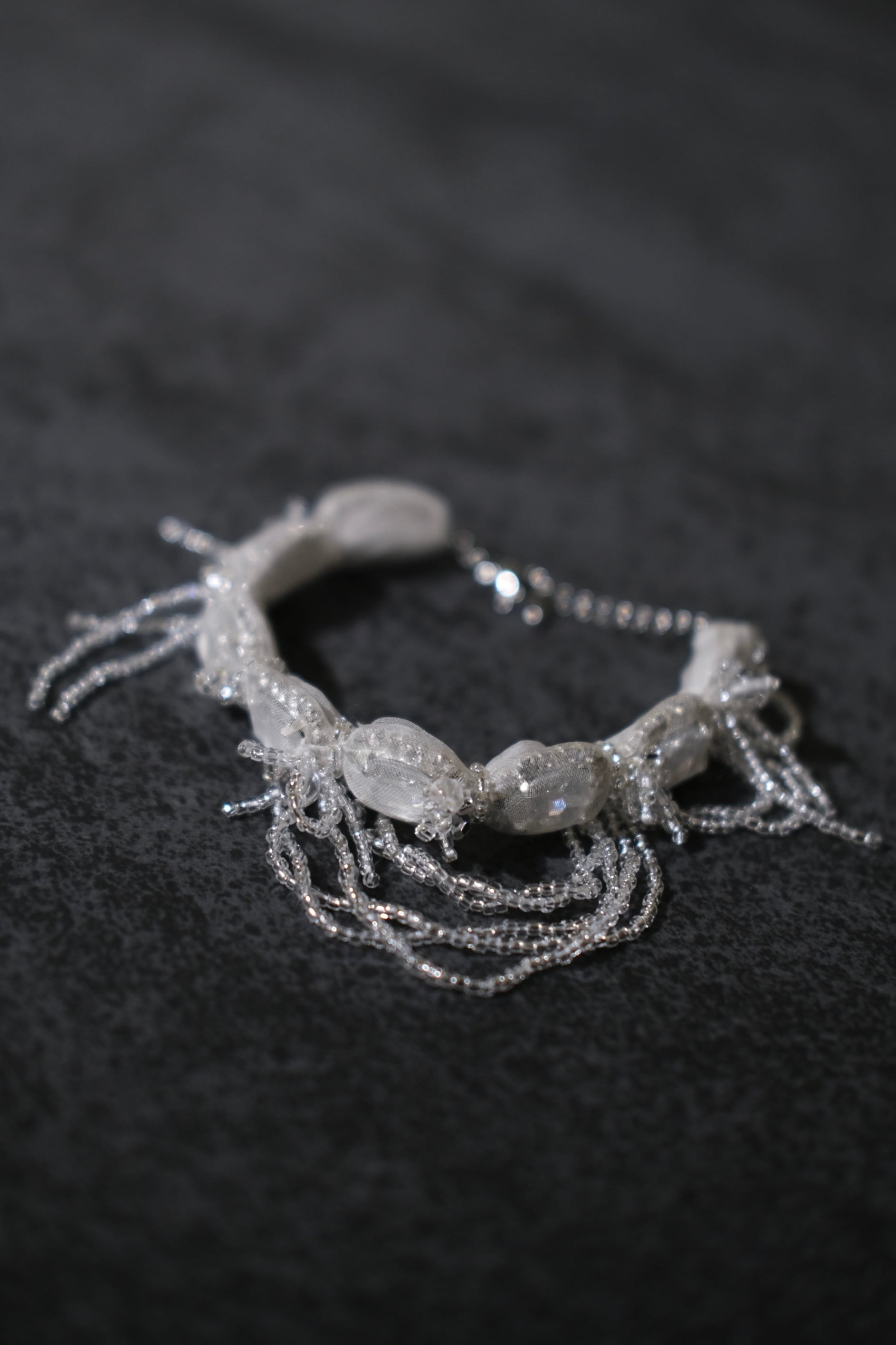 cloaked rhinestone bracelet タナカダイスケ