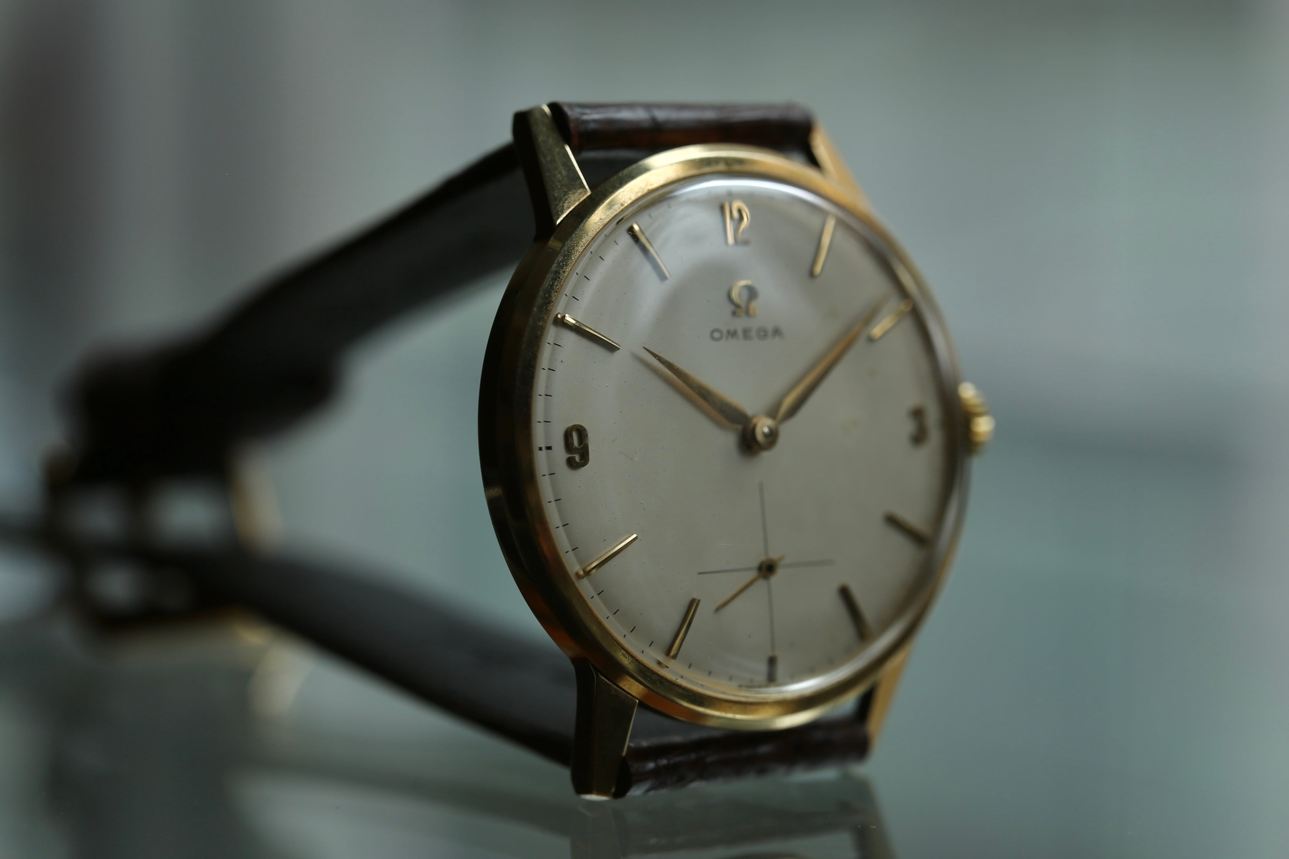 マス シャクリ オリジナル ハンドメイド 中間オモリ付き １点もの OMEGA】 1961年製 オメガ 『30mmキャリバー』 スモールセコンド 飛び