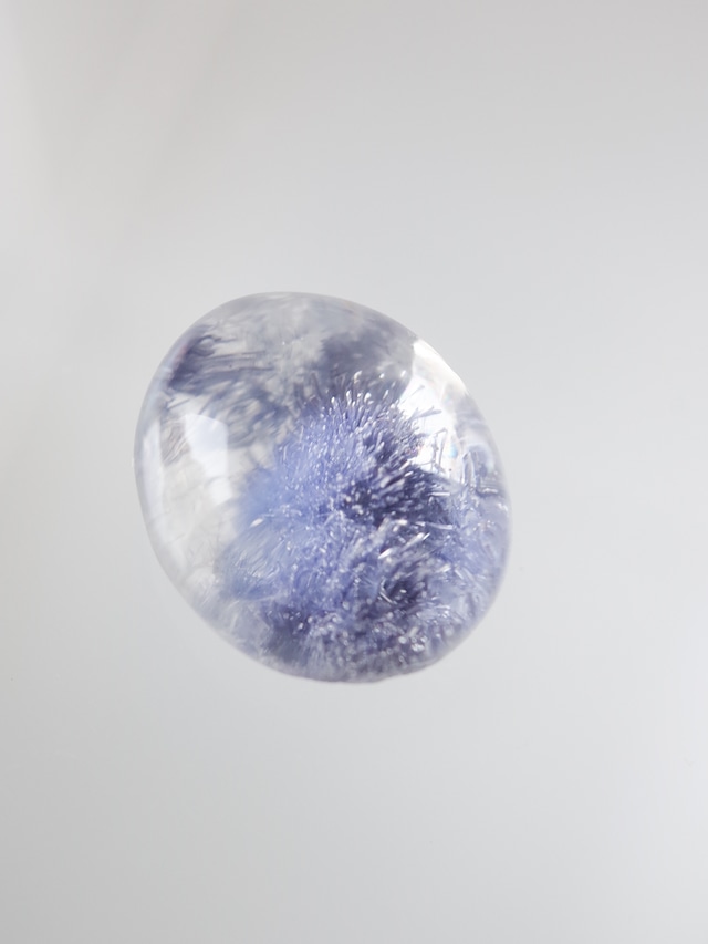 Dumortierite in Quartz - b06