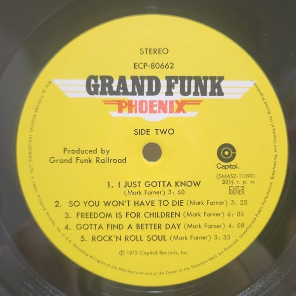 Grand Funk Railroad / Phoenix [ECP-80662] - 画像5