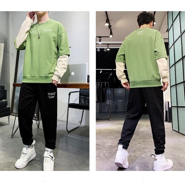 greenclothing 上下ウェアセット 楽天市場】セットアップ 2点セット ジャージ パーカー トップス