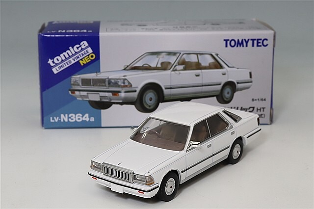TOMYTEC / トミーテック 　トミカリミテッドヴィンテージ ネオ LV-N364a 日産 セドリック HT V20ターボ ブロアム（白）85年式　LV-N364a