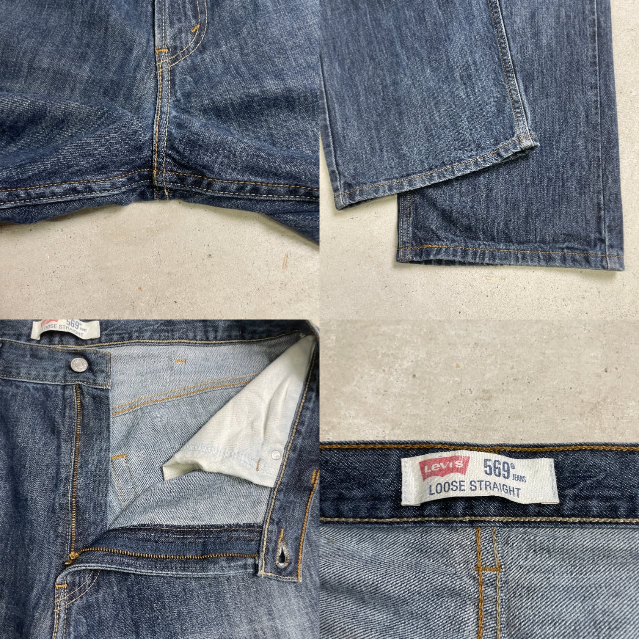 Levi's リーバイス 569 ワイドデニムパンツ ルーズストレート Levi's リーバイス 569 ワイドデニムパンツ ルーズストレート
