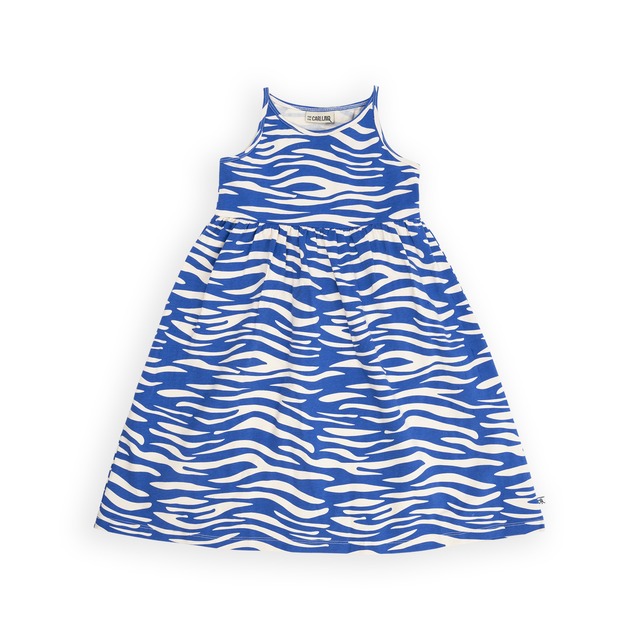 【23SS】カーラインク(CARLIJNQ)Zebra halter dress  ワンピース　ゼブラ