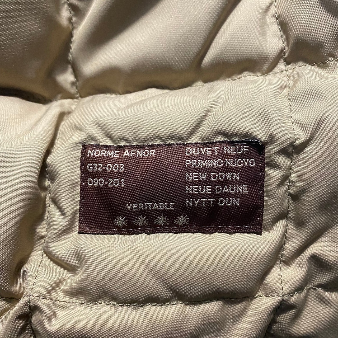 vintage MONCLER m-65 type down jacket