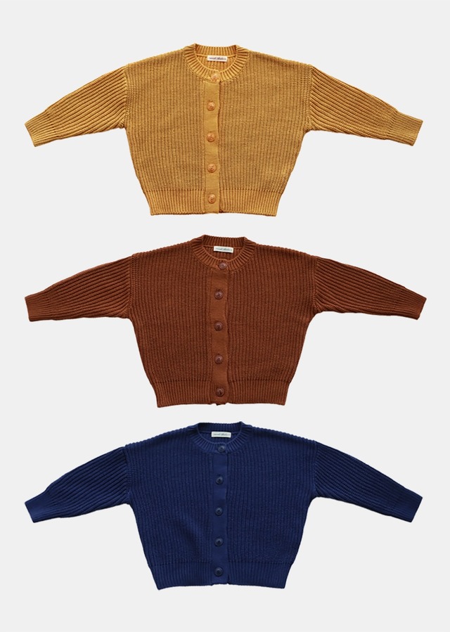 【取寄】mardi amber｜daily knit cardigan｜デイリーニットカーディガン｜XS-2XL｜kids｜26 autumn
