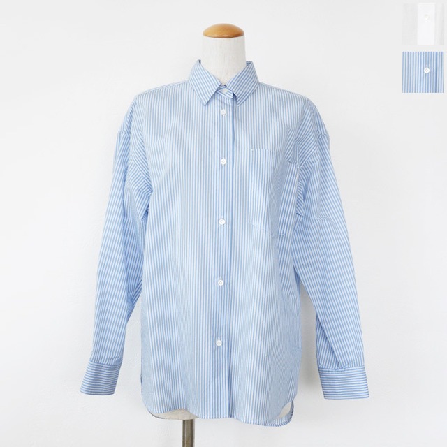 PASSIONE (パシオーネ) レギュラーシャツ ドロップショルダー 長袖 ラウンドヘム 616903