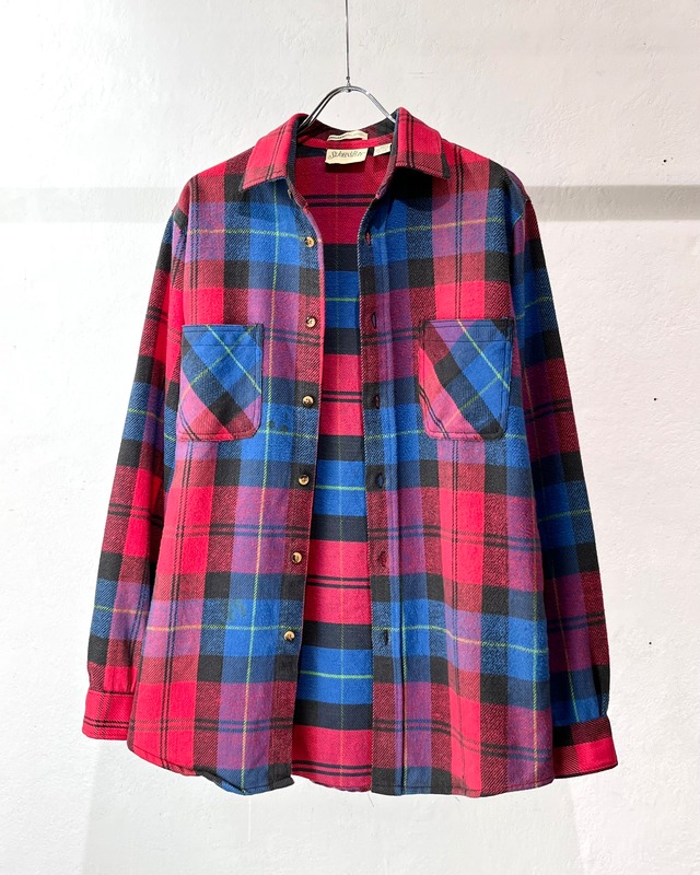 ~50s Unknown Loop Collar Pullover Rayon Shrit