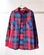 80s~ STJOHNS'BAY×BIG MAC Cotton Heavy Flannel Plaid Shirt