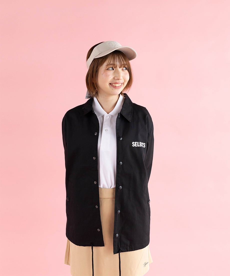 GOLF COURSE COACH JACKET ”black” | SELBITS GOLF CLUB
