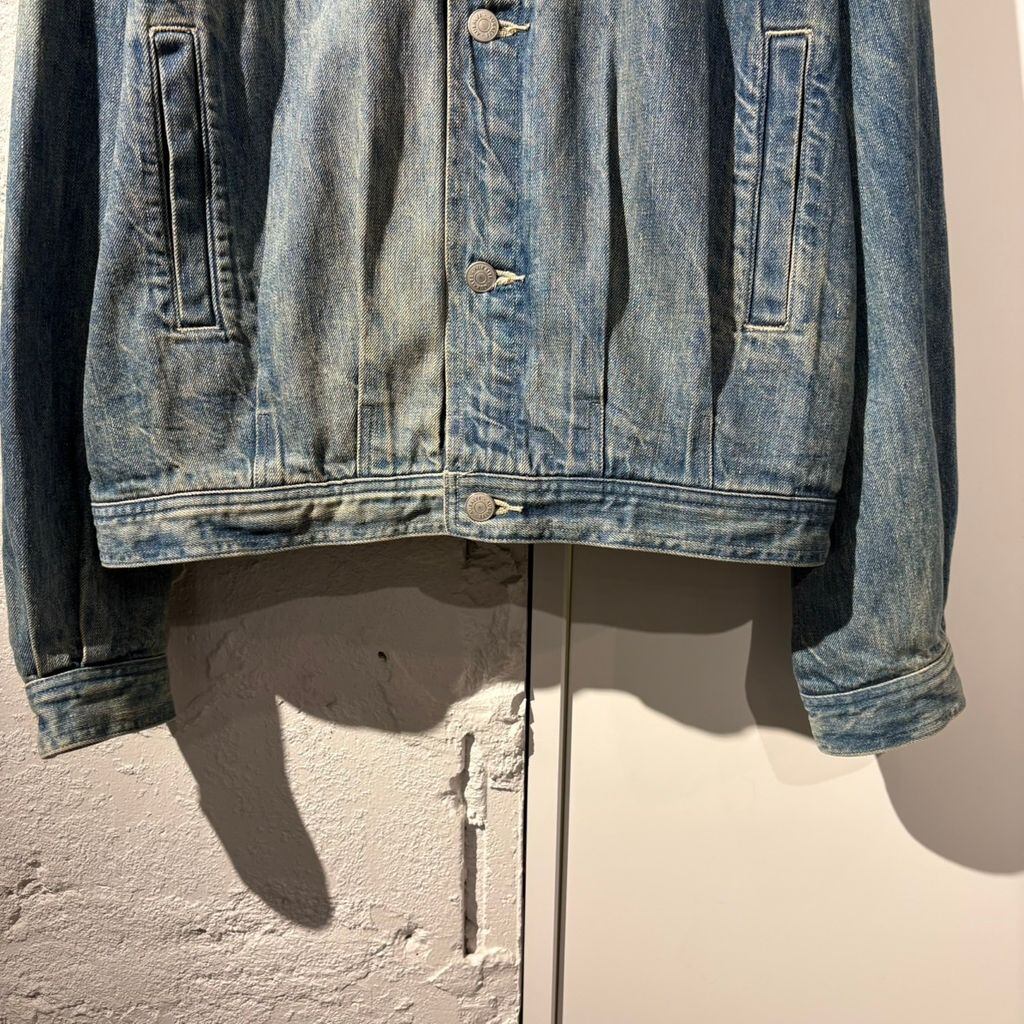 AURALEE オーラリー SELVEDGE FADED LIGHT DENIM BLOUSON デニム