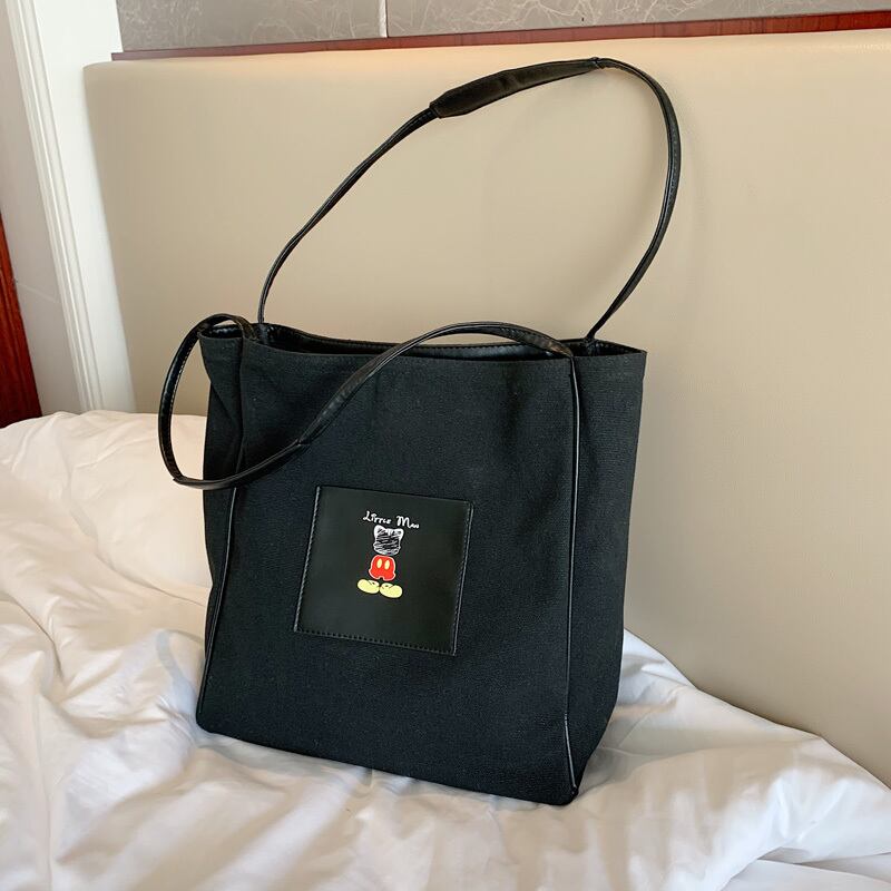 夏の大容量バッグ女性バッグ2020新しい波ファッションeseキャンバスショルダーバッグカジュアルポータブルトートバッグ Tiancai_Wing_Bag8591680