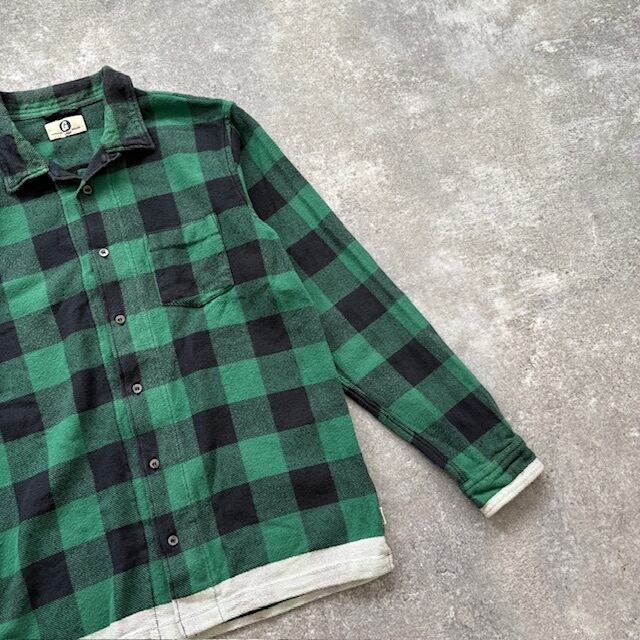 GOODENOUGH】グッドイナフ バッファローチェック オープンカラー