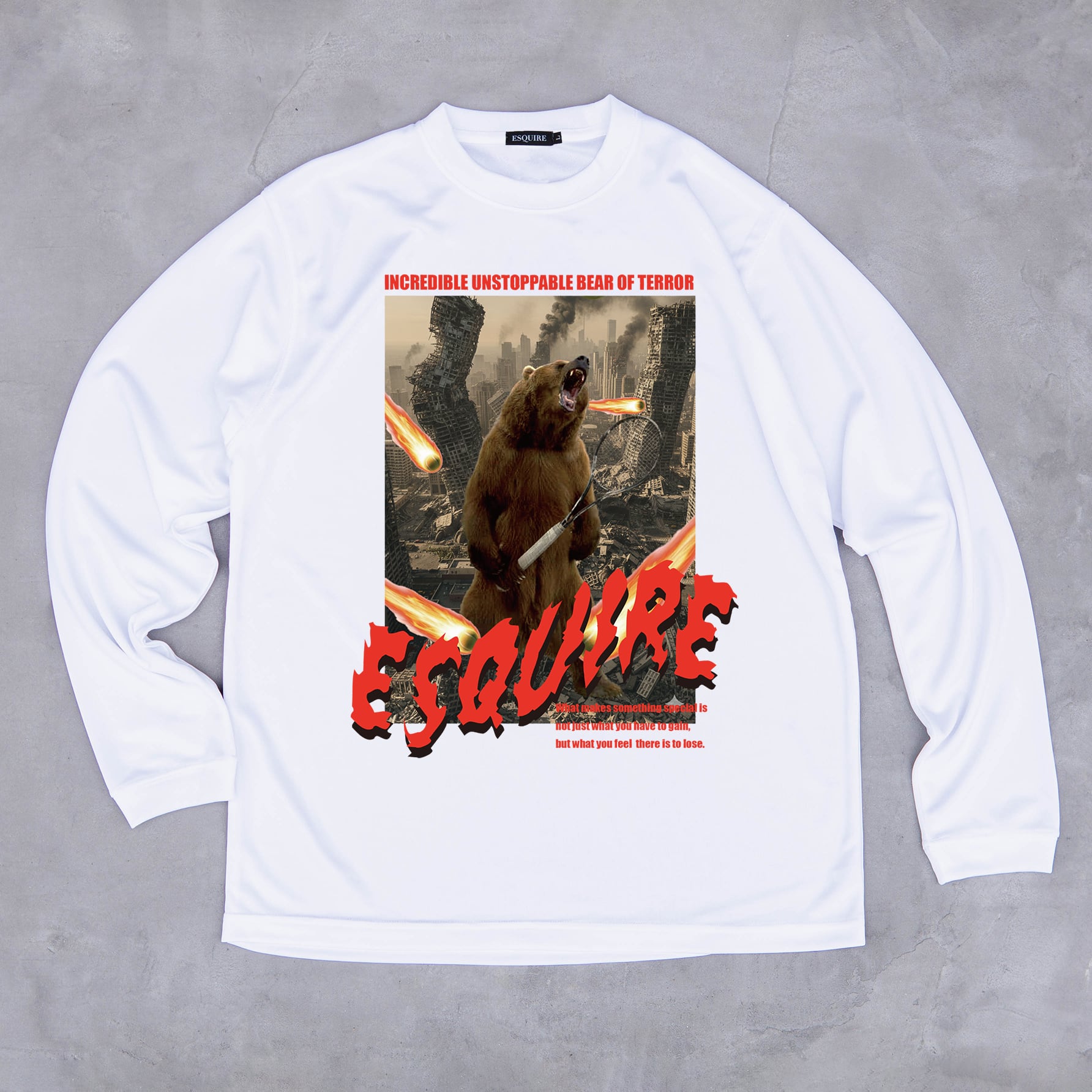 DRY L/S ESQUIRE TEE 01 | esquire-dsgn