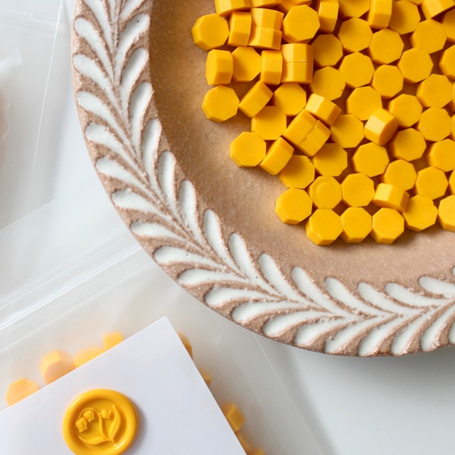 シーリングワックス Saffron yellow【35g】