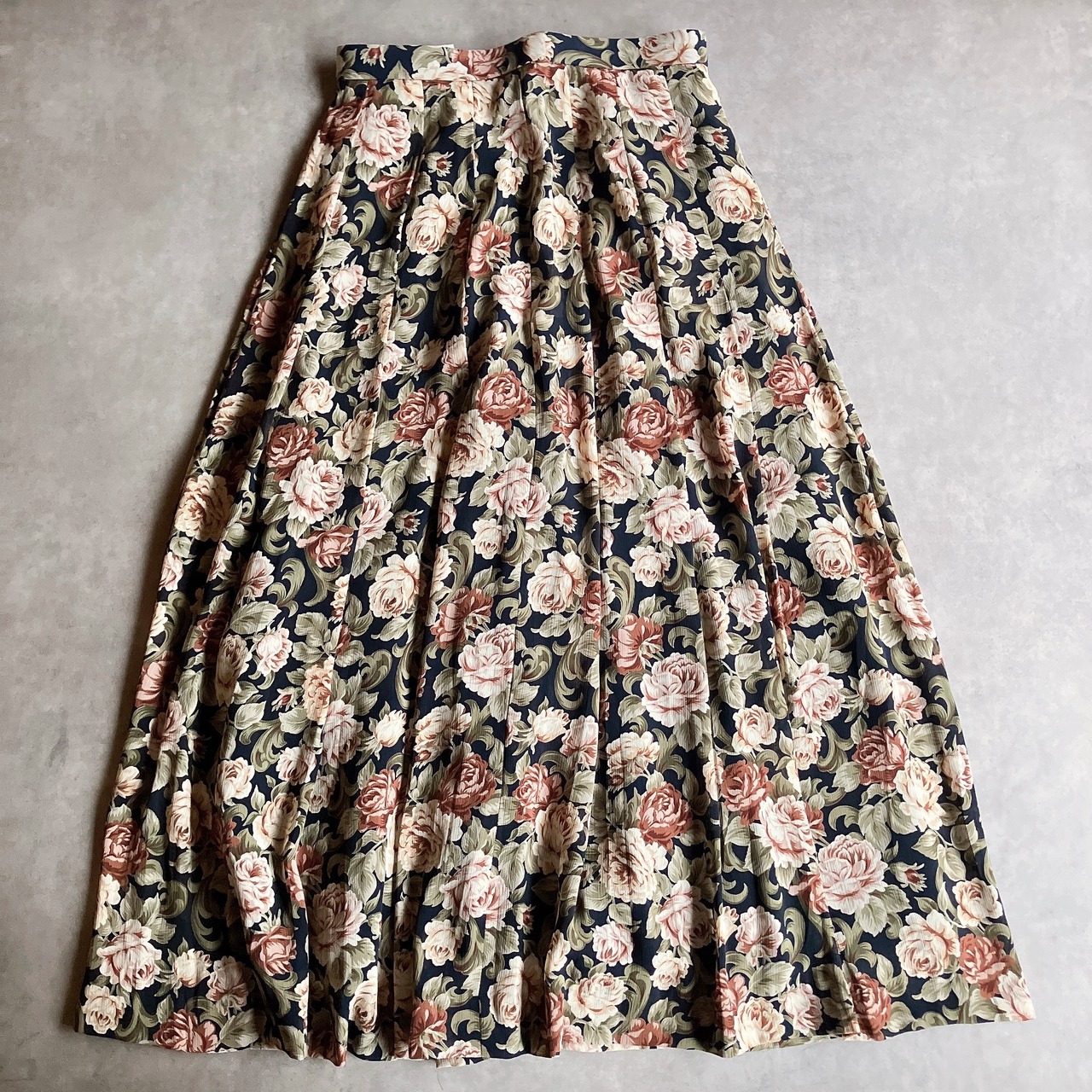 used レトロ 花柄 クラシカル スカート 古着 ヴィンテージ vintage 