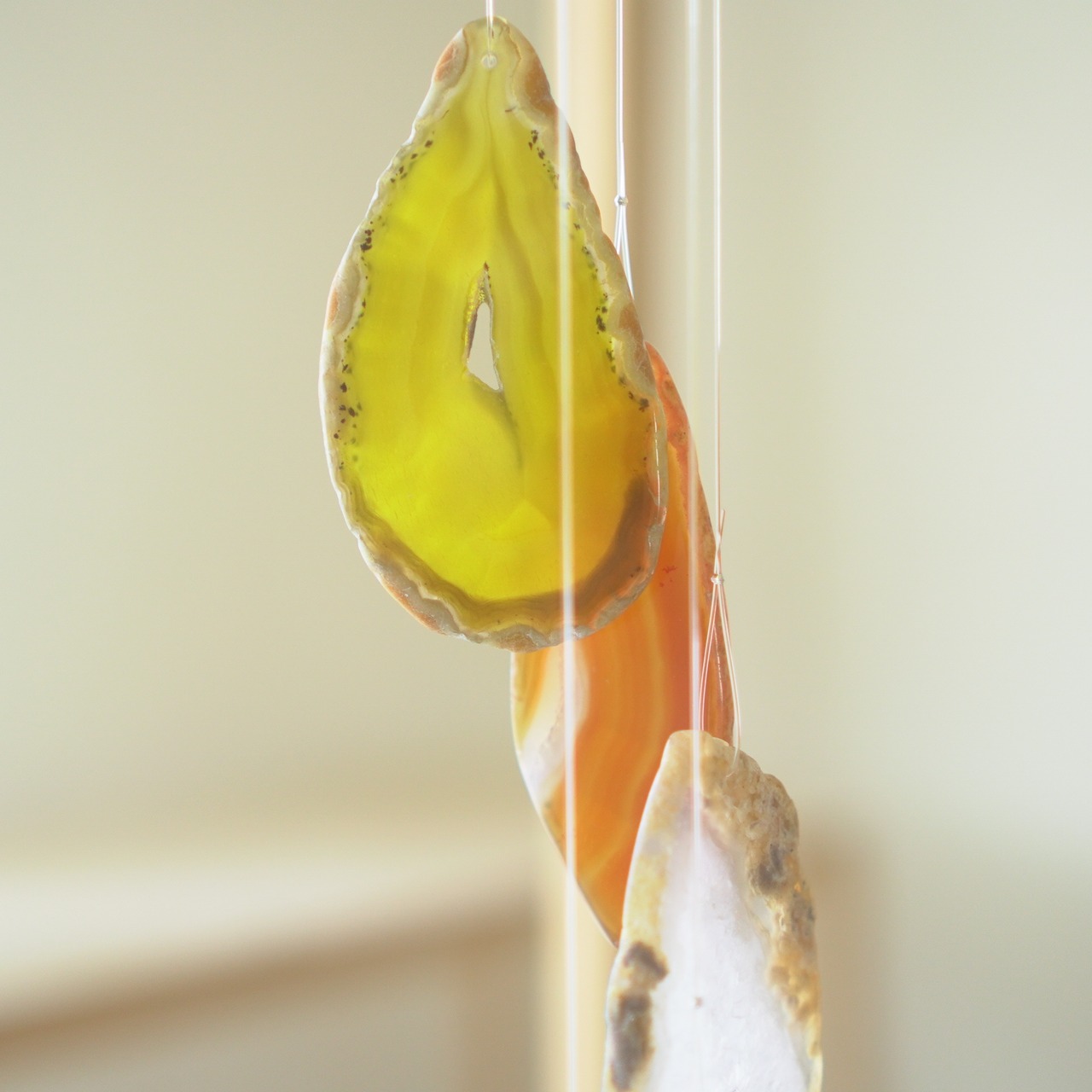 Sunset Sky 04 - アゲートヒーリングチャイム / Agate Sun Catcher Wind Chime 738