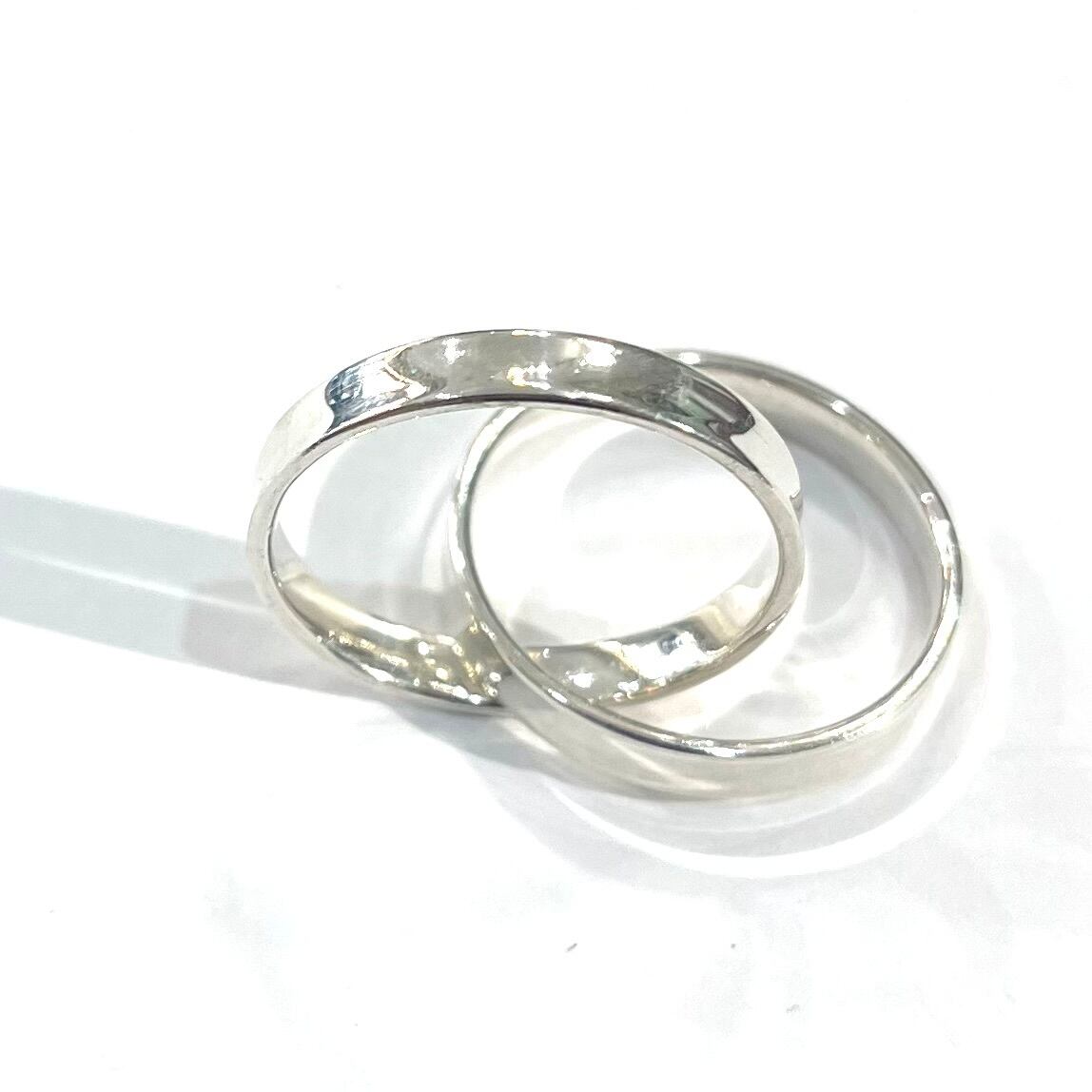 希少【TIFFANY&CO.】【20号】2744 名品 インターロッキング ダブル