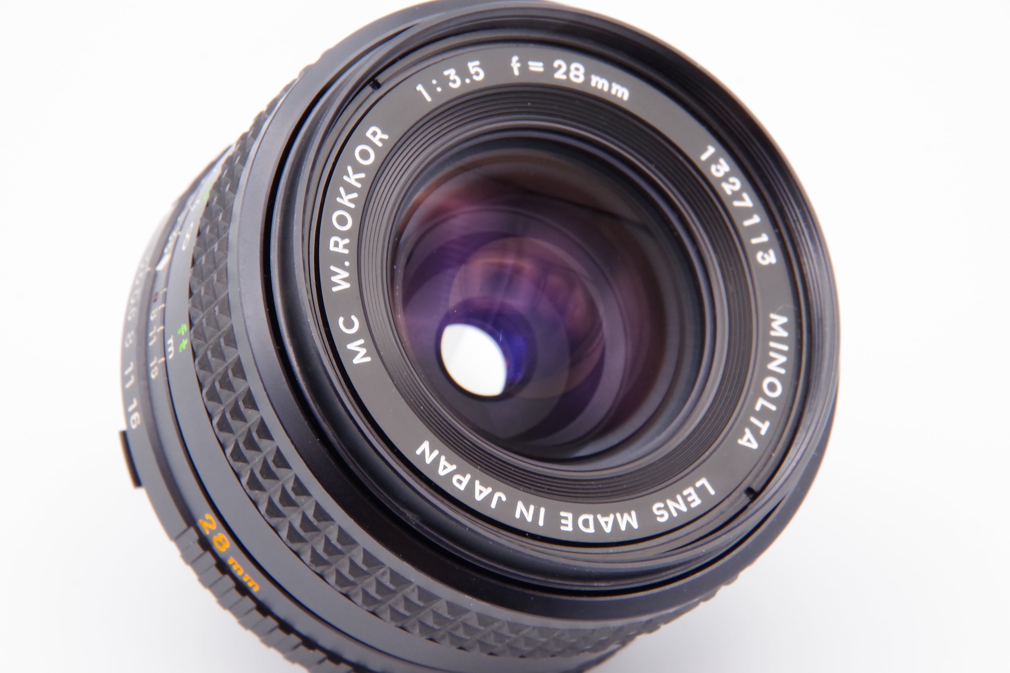 MC W.ROKKOR 28mm F3.5 SR/MDマウント MINOLTA ミノルタ | 近江寫眞機店